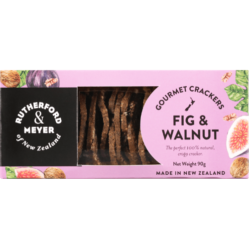 Rutherford & Meyer Fig & Walnut Gourmet Crackers