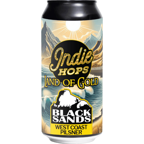 Black Sands Land of Gold West Coast Pilsner 440 mL