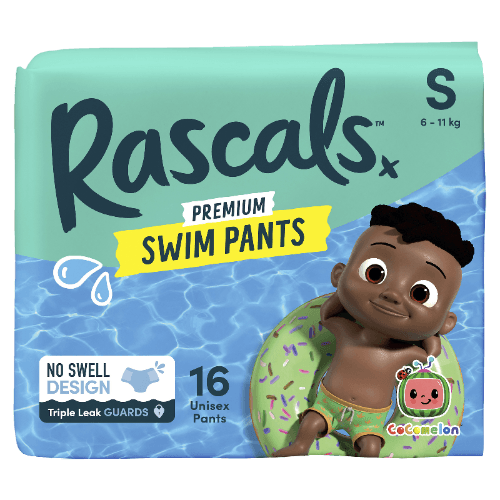 Rascals Cocomelon Premium Swim Pants Small 6-11kg
