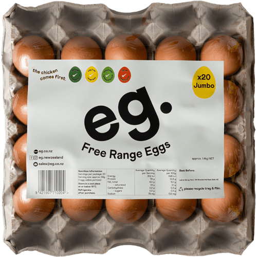 eg. Free Range Jumbo Tray Eggs