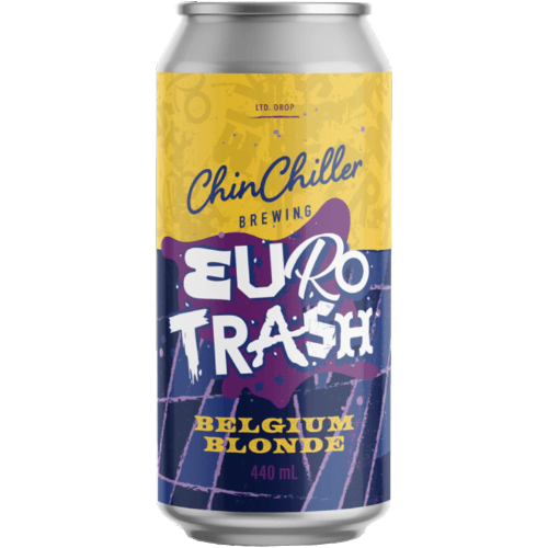 ChinChiller Brewing EuroTrash Belgian Blonde Beer 440 mL