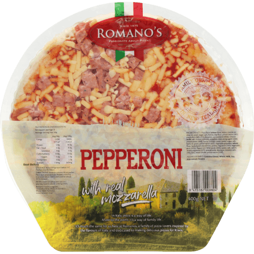 Romano's Romano's Pepperoni Pizza 400g
