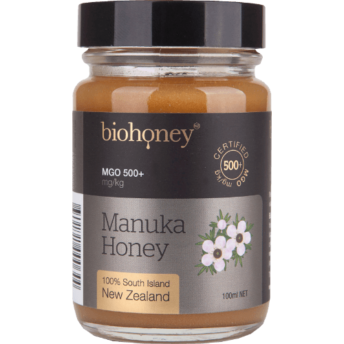 Biohoney Manuka Honey MGO 500+ Glass Jar