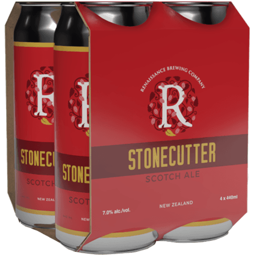 Renaissance Stonecutter Craft Beer Scotch Ale 4 × 440 mL