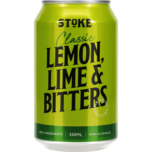 Stoke Classic Lemon Lime & Bitters 330 mL