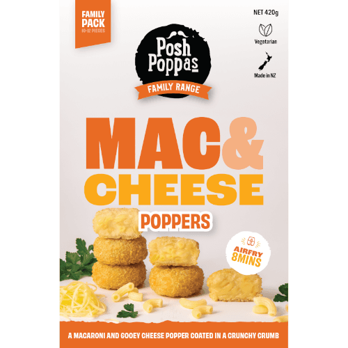 Posh Poppas Family Range Mac & Cheese Gourmet Poppers