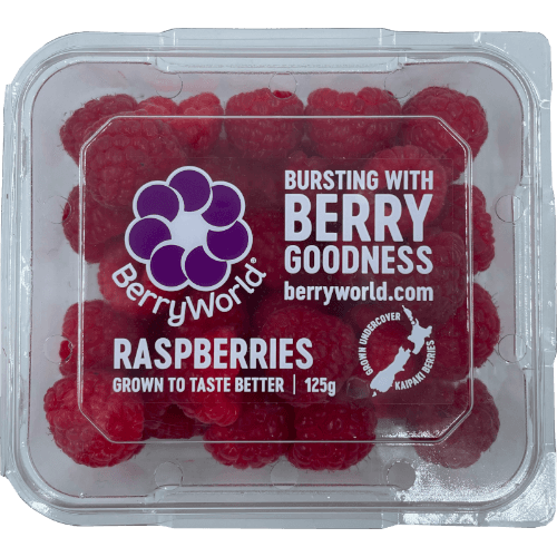 Berry World 125 g 12ct Ea NZ Raspberries