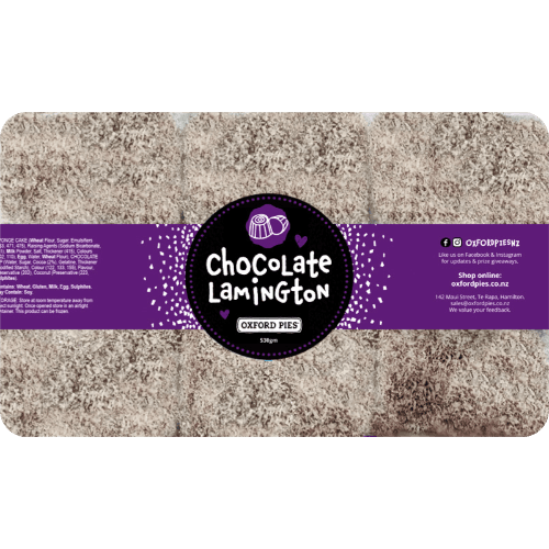 Oxford Pies Chocolate Lamingtons