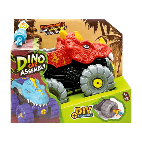 RV Assorted Dino Car Assembly 3+