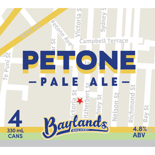 Baylands Brewery Petone Pale Ale 4 × 330 mL