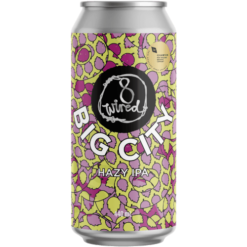 8 Wired Big City Hazy IPA 440 mL