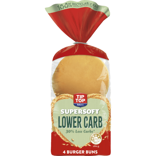 Tip Top Supersoft Lower Carb Buns