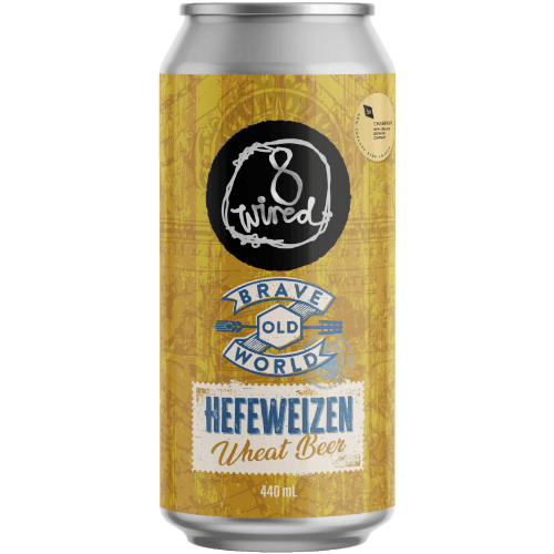 8 Wired Brave Old World - Hefeweizen 440 mL