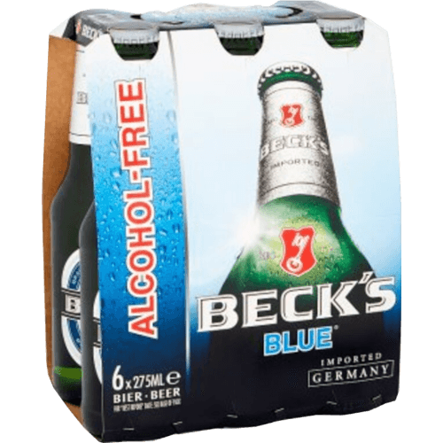 Beck's Blue Alcohol Free Beer 6 × 275 mL
