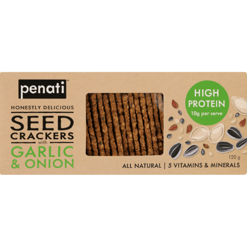Penati Garlic & Onion Seed Crackers
