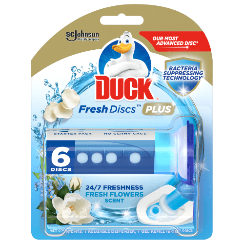 Duck Fresh Flower Scent Toilet Fresh Discs