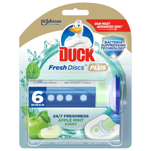 Duck Fresh Disc Apple Mint Dispenser and Refill