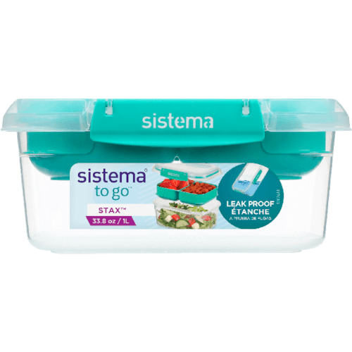 Sistema Stax To Go 1L Rectangle Container