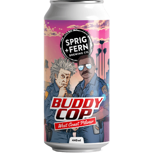 Sprig + Fern Brewing Co. Buddy Cop West Coast Pilsner 440 mL
