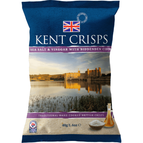 Kent Sea Salt & Vinegar With Biddenden Cider Potato Chips
