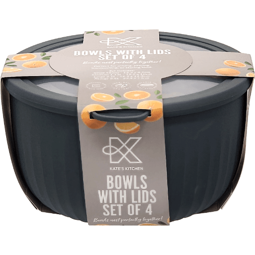 Kates Mixing Bowls With Lids Set Of 4