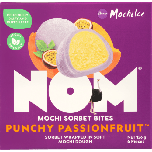 NOM Punchy Passionfruit Mochi Sorbet Bites