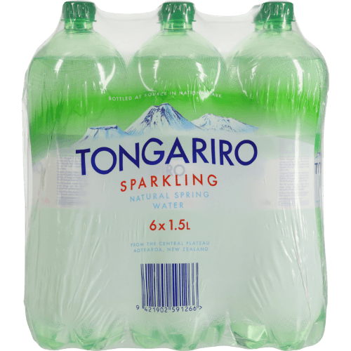 Tongariro Sparkling Natural Spring Water Multipack