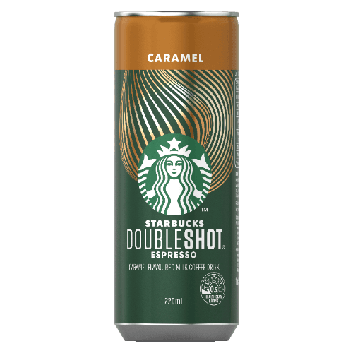 Starbucks Iced Coffee Double Shot Espresso Caramel 220 mL