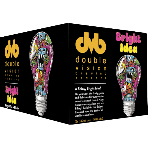 Double Vision Brewing Company Bright Idea Bright IPA 440 mL