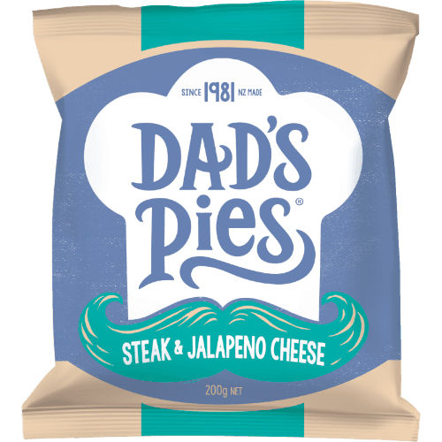 Dad's Pies Angus Steak & Jalapeno Cheese Pies 200 g
