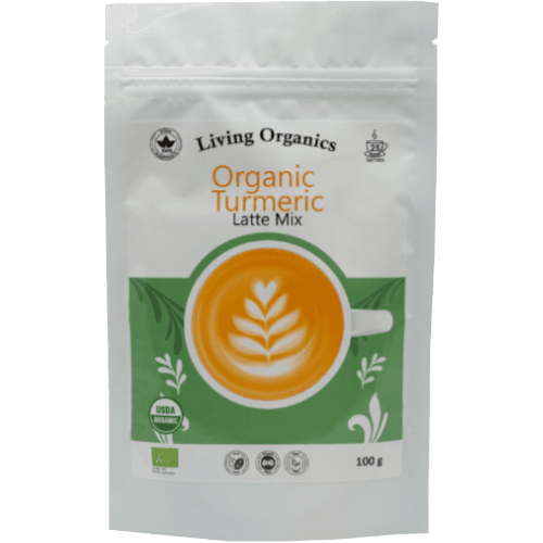 Living Organics NZ Limited Organic Tumeric Latte Mix 100 g