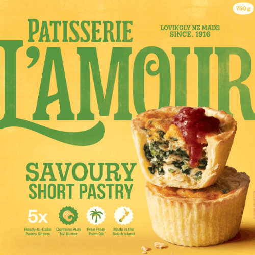 Patisserie L'Amour Savoury Short Pastry