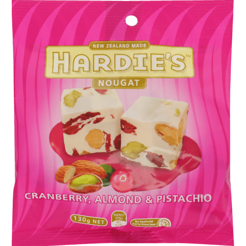 Carousel Hardies Cranberry Almond & Pistachio Nougat