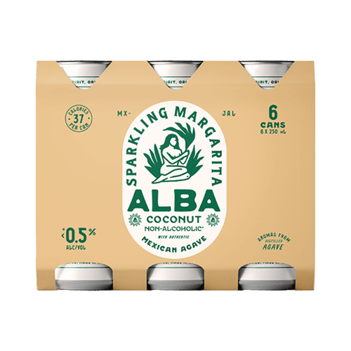 Alba Non-Alcoholic Sparkling Coconut Margarita