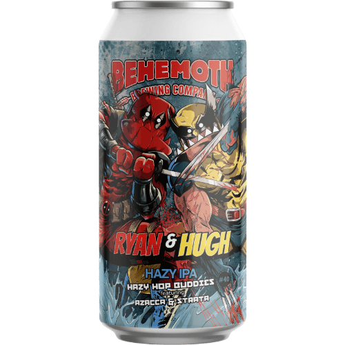 Behemoth Brewing Company Ryan & Hugh Hop Buddies Hazy IPA 440 mL