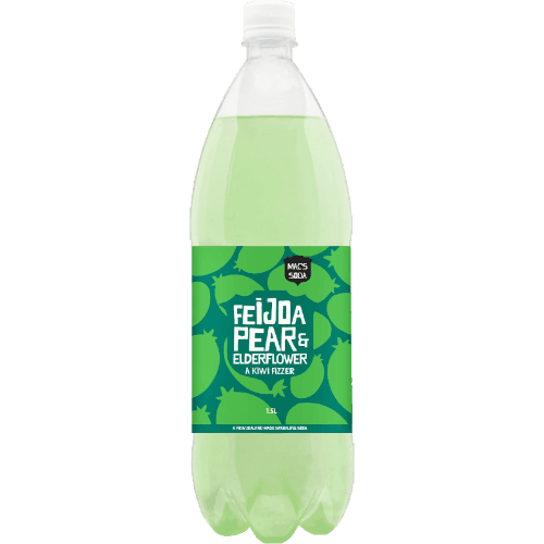 Mac's Feijoa Pear & Elderflower Soda