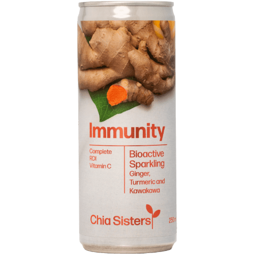 Chia Sisters Immunity Ginger & Turmeric Sparkling Drink