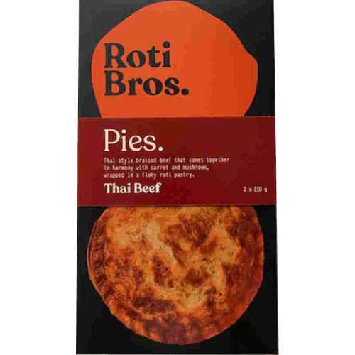 Roti Bros Thai Beef Roti Pie