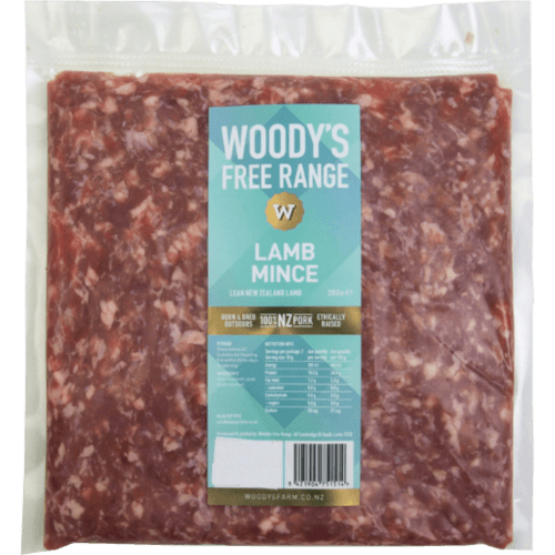 Woodys Free Range Lamb Mince 350 g