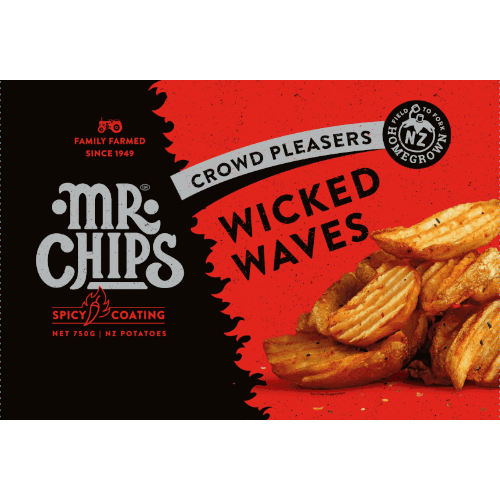 Mr Chips Crowd Pleasers Spicy Coating Wicked Waves