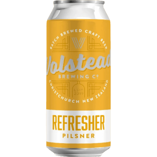 Volstead Brewing Company Refresher Pilsner Beer 440 mL