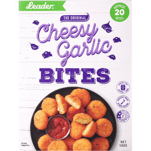 Leader Cheesy Garlic Bites