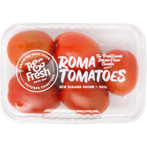 T&G Roma Tomatoes 400 g