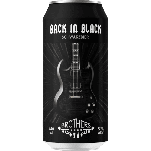Brothers Back in Black Schwarzbier 440 mL