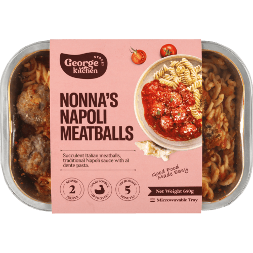 George Street Kitchen Nonna's Napoli Meat Balls