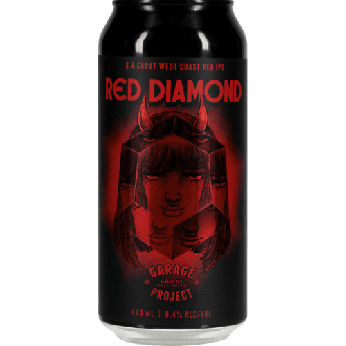 Garage Project Red Diamond 6.4 Carat West Coast Red IPA 440 mL