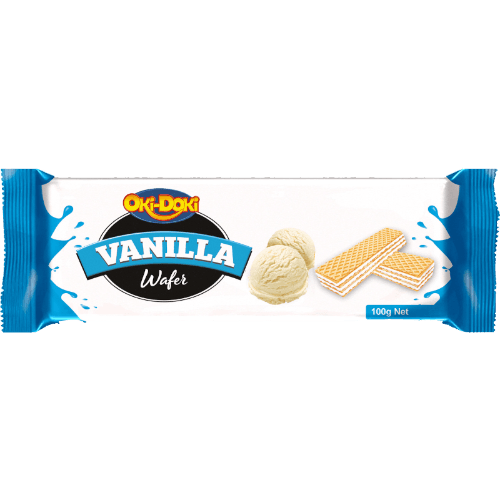 Oki Doki Vanilla Flavoured Wafers