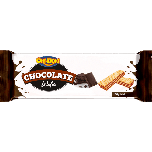 Oki Doki Chocolate Flavoured Wafers