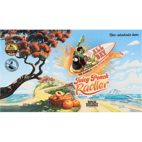 Bach Brewing Non-Alcoholic Peach Infused Hazy IPA