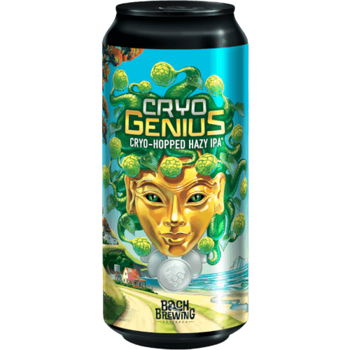 Bach Brewing Cryo Genius Hazy IPA 440 mL